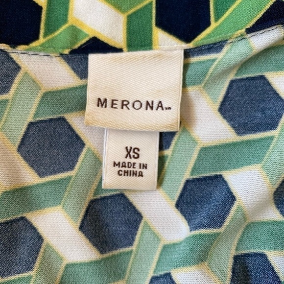Merona Retro Graphic Print Dress - Picture 5 of 7